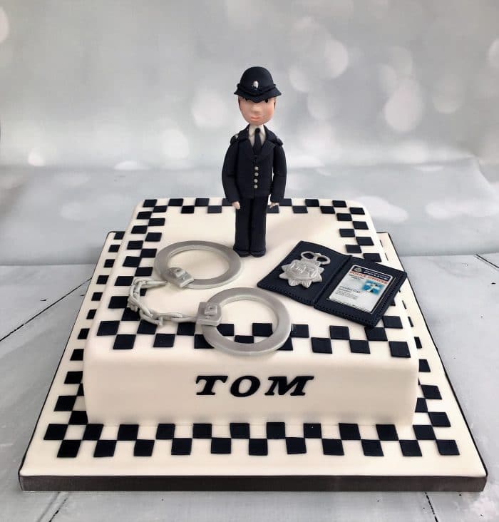 Police Birthday Cake