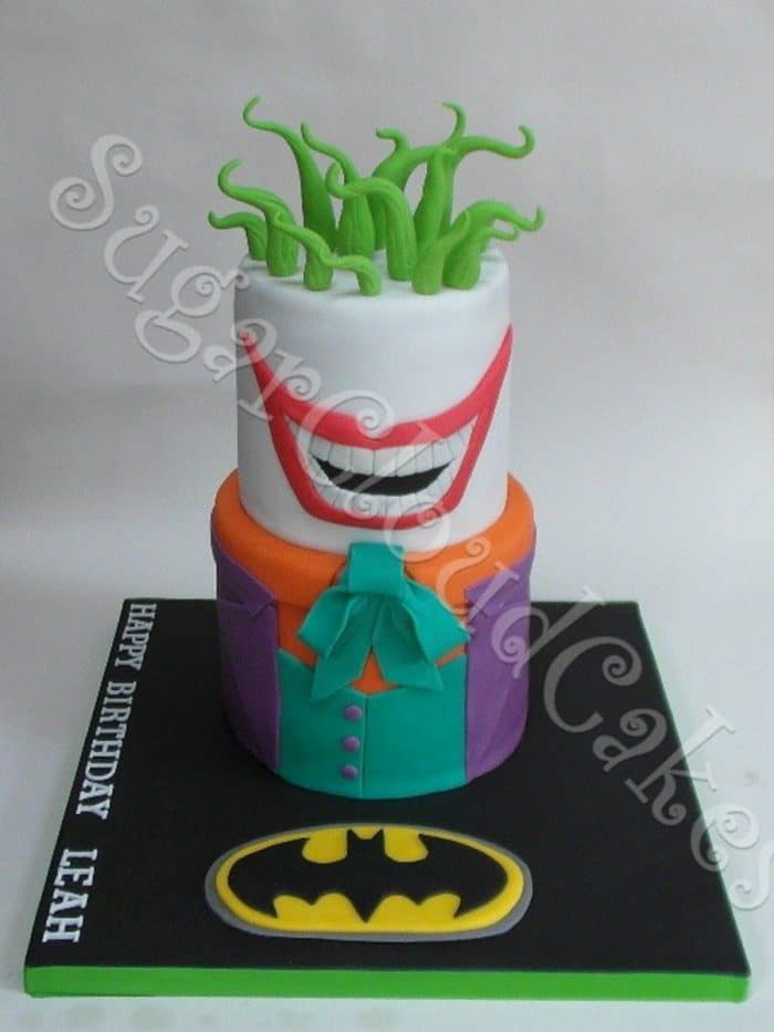 Batman and the Joker Birthday Cake