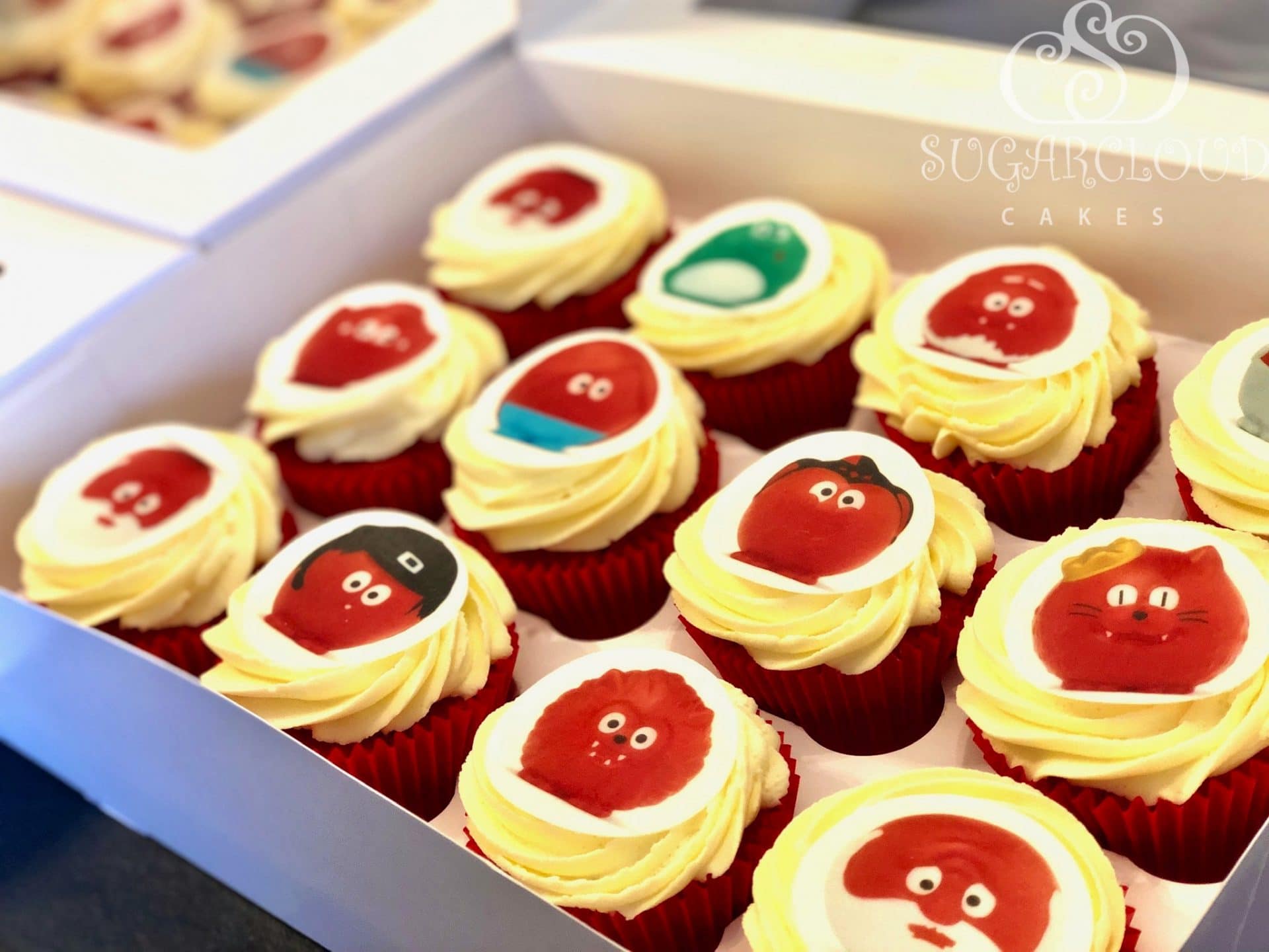 Red Nose Day Cupcakes 2