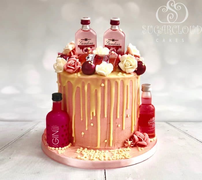 Gin Birthday Cake