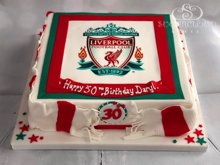 Liverpool Football Club 30th Birthday Cake