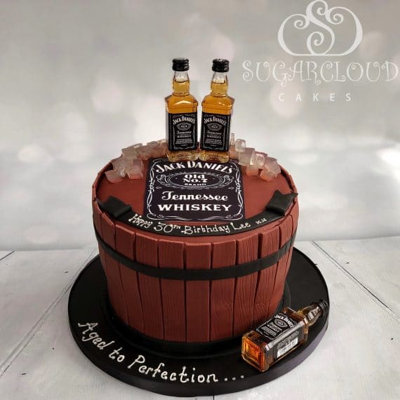 Jack Daniel's 30th Birthday Whiskey Cake