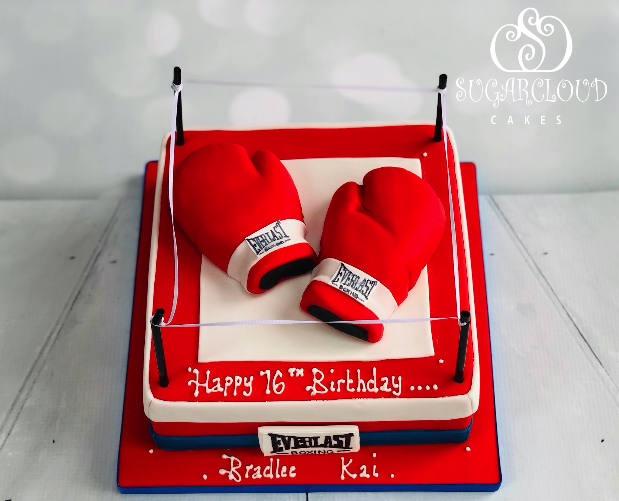An 18th Birthday Boxing Cake