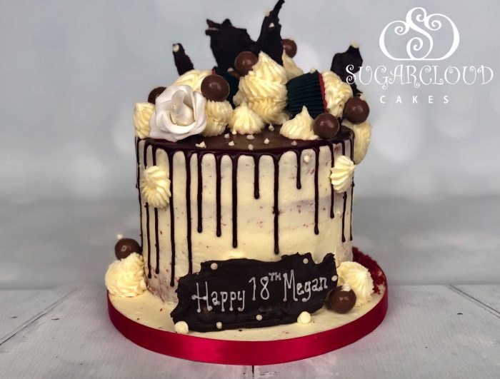 A Red Velvet 18th Birthday Cake for Megan, Crewe