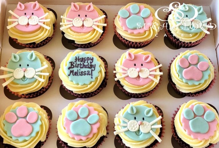 Cat and Dog Themed Birthday Cupcakes, Haslington