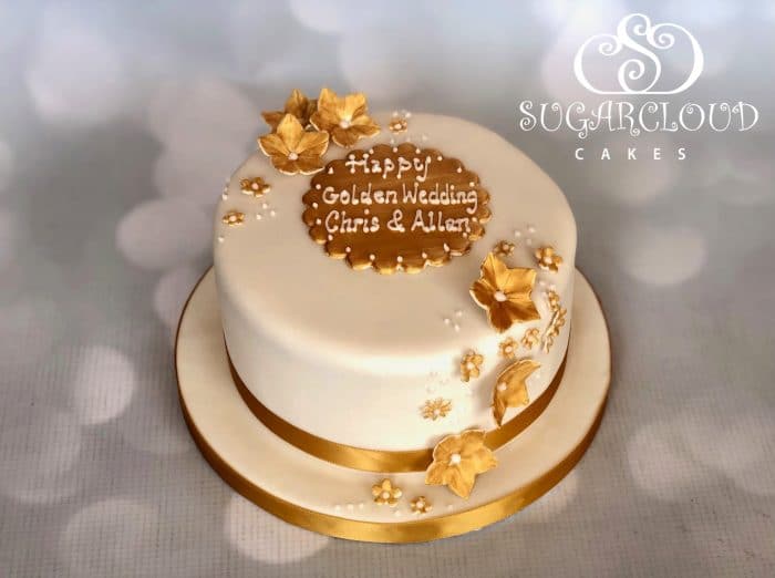 Chris and Allan's Golden Wedding Anniversary Cake