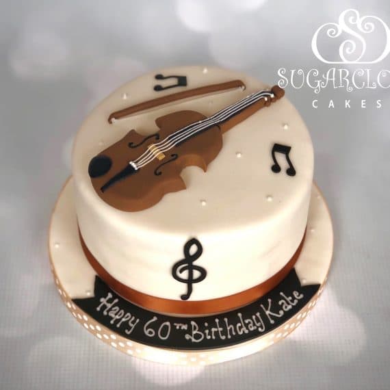 A 60th Birthday Cake for a Keen Violinist, Nantwich