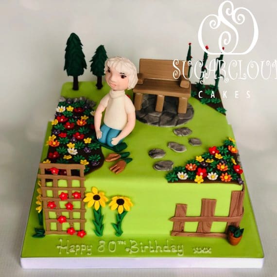 An 80th Birthday Carrot Cake for a Keen Gardener, Sunderland