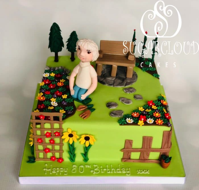 An 80th Birthday Carrot Cake for a Keen Gardener, Sunderland