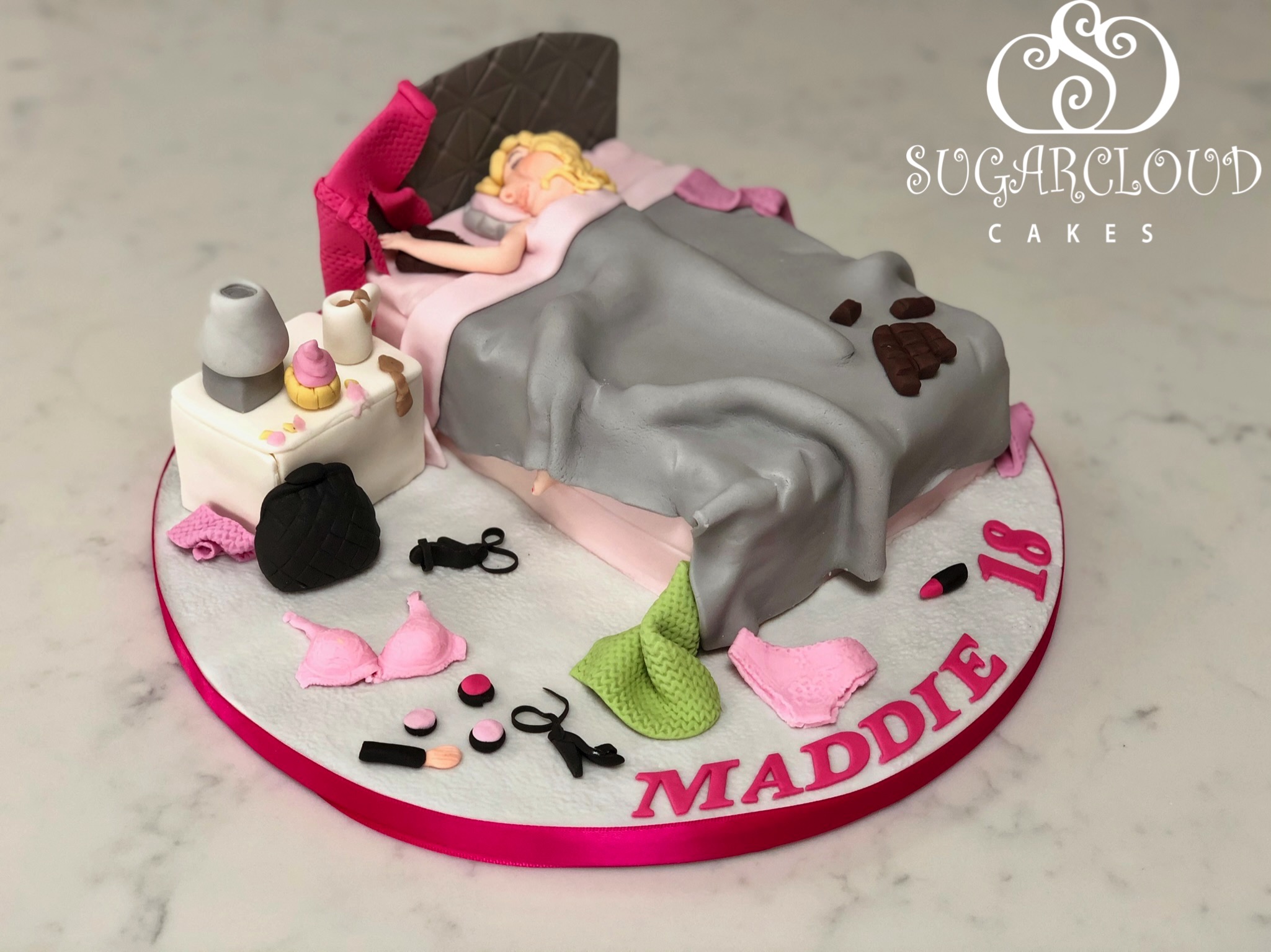 A Messy Bedroom Cake for Maddie's 18th Birthday, Nantwich