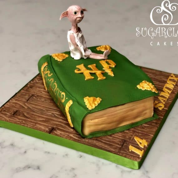 A 14th Birthday Vegan Chocolate Harry Potter Themed Cake, Wybunbury