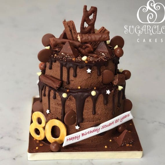 A Chocolate 80th Birthday Cake, Wybunbury