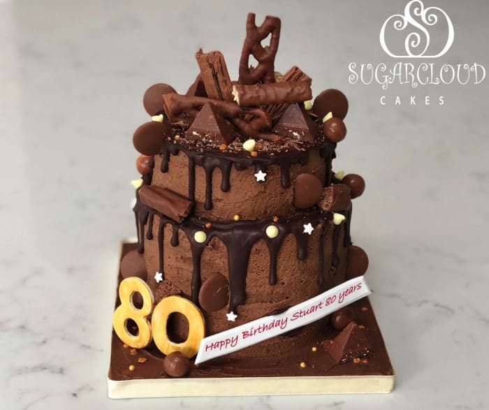 A Chocolate 80th Birthday Cake, Wybunbury