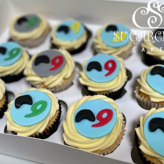 Vanilla and Chocolate Gaming Themed Cupcakes, Whitchurch