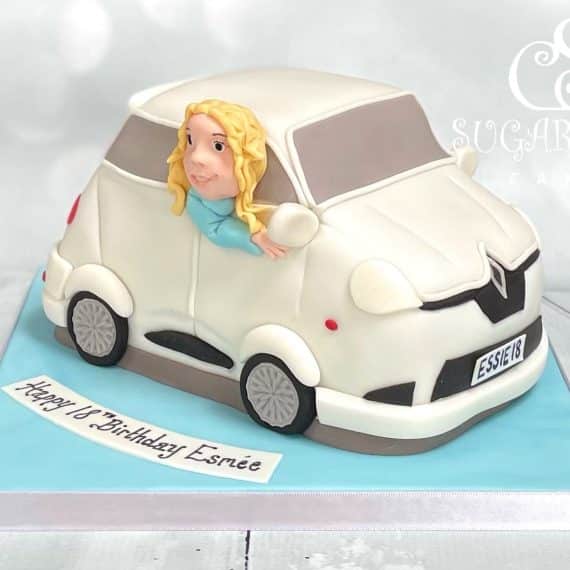 An 18th Birthday Car Cake for Esmée, Nantwich