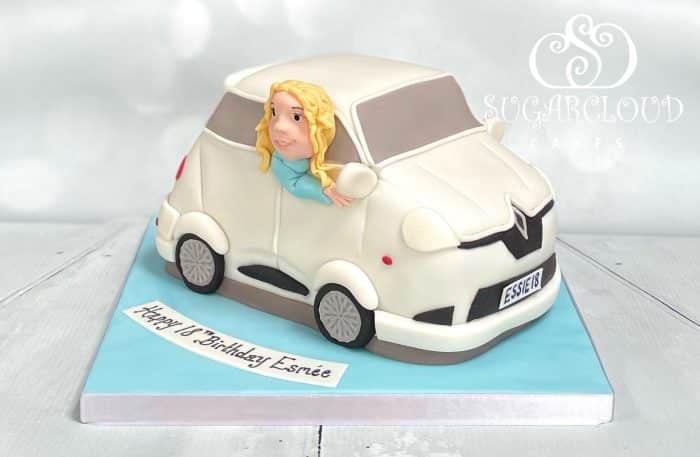 An 18th Birthday Car Cake for Esmée, Nantwich