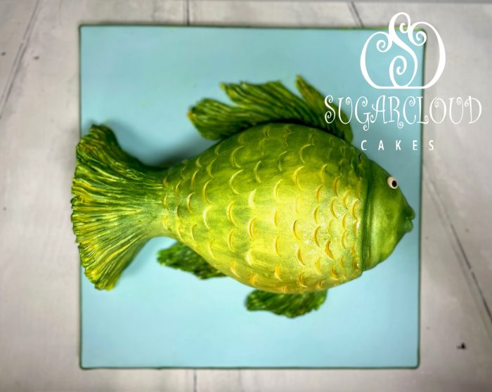 A Carved Fish Cake for a Keen Fisherman, Crewe