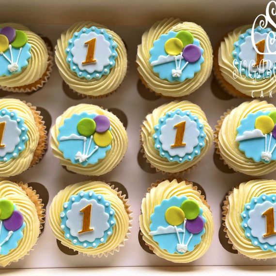 Lemon Cupcakes for a 1st Birthday, Nantwich