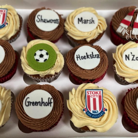 Stoke City Legends Cupcakes, Crewe