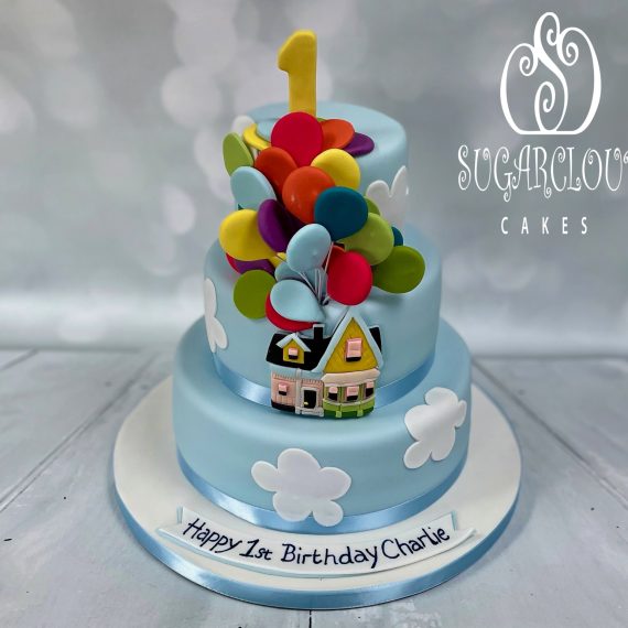 An 'Up' Themed Dairy Free 1st Birthday Cake, Nantwich
