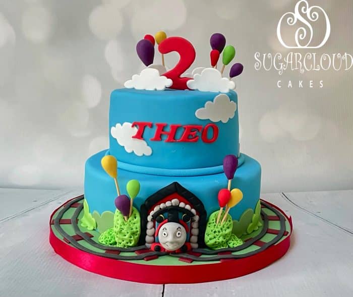 A Thomas the Tank Engine 2nd Birthday Cake, Willaston