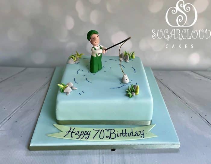 A Fishing Themed 70th Birthday Cake, Nantwich