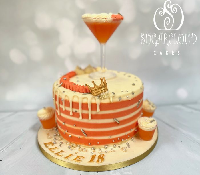 A Pornstar Martini Inspired 18th Birthday Cake, Shavington