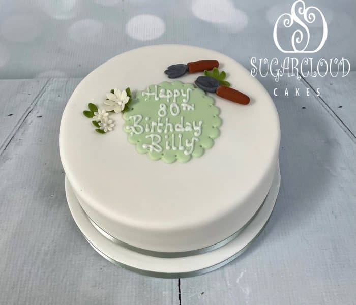 A Gardening Themed 80th Birthday Cake, Crewe