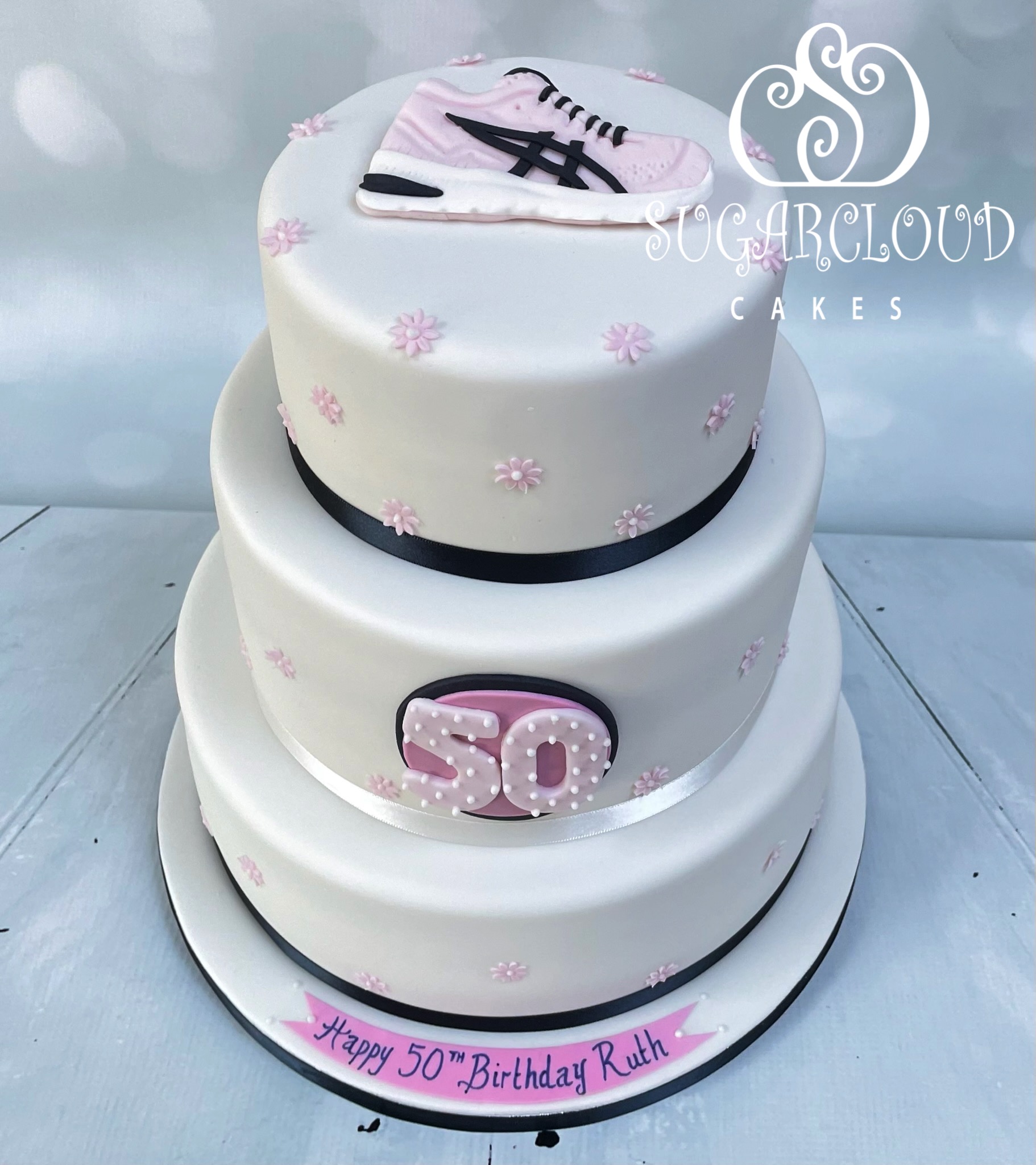 A 50th Themed Running Cake, The Crown Hotel, Nantwich