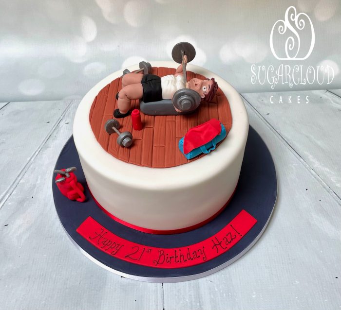 A Gym Themed 21st Birthday Cake, Nantwich