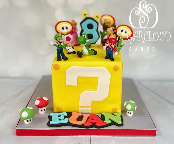 A Mario Themed 8th Birthday Cake, Nantwich