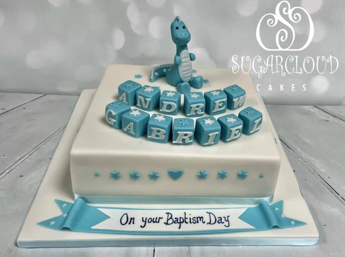 A Baptism Cake for Baby Andrew's Special Day, Nantwich