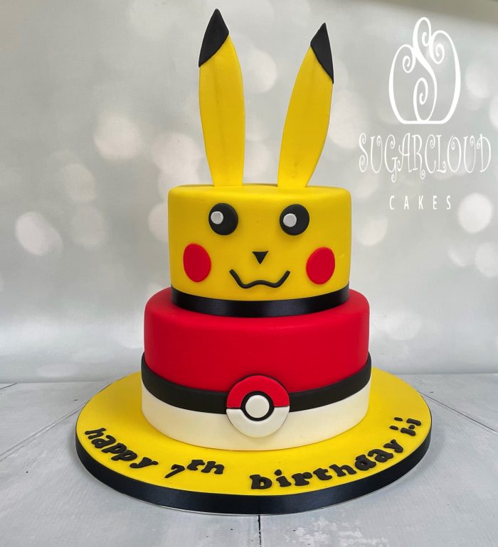 A Pikachu Themed 7th Birthday Cake, Crewe