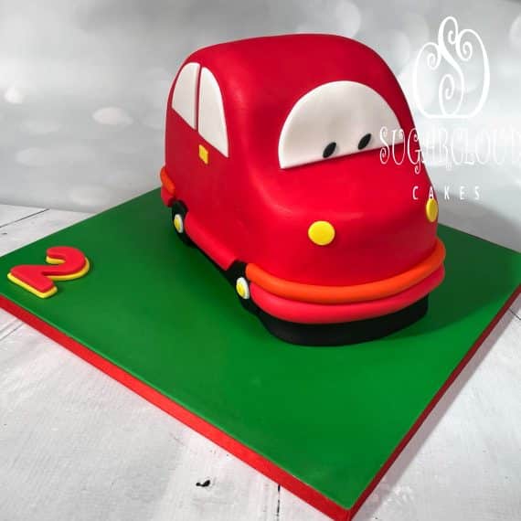 A Cute Toy Car 2nd Birthday Cake, Shavington