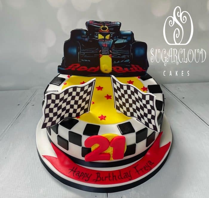 A Red Bull Themed 21st Birthday Cake, Crewe