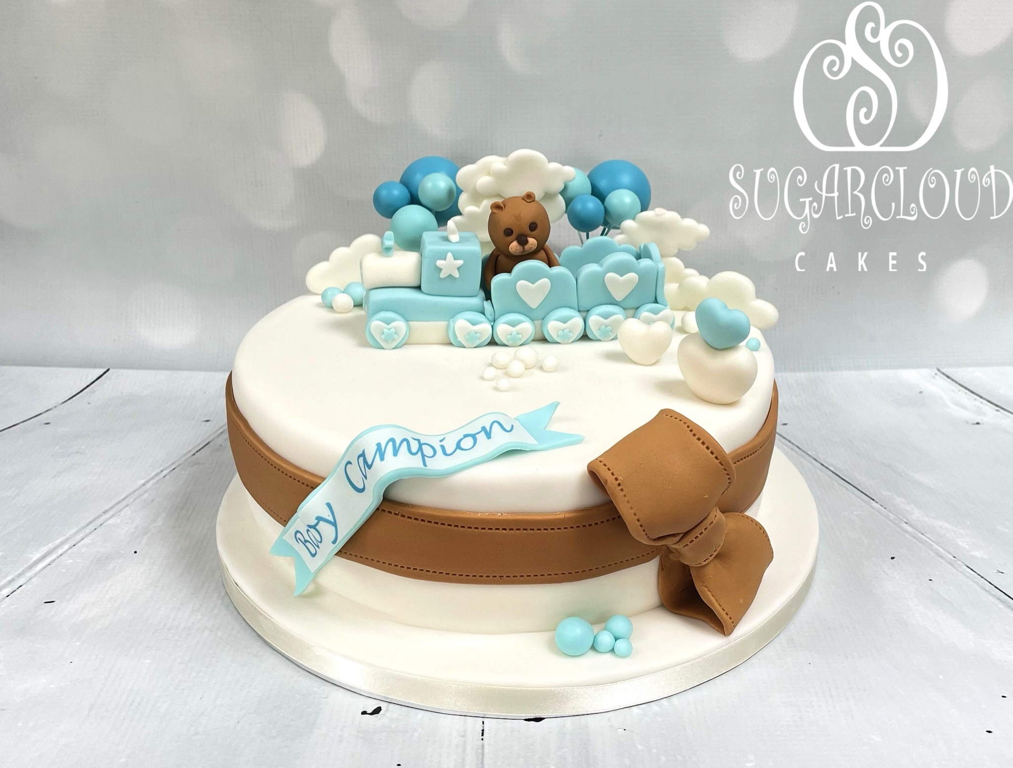 A Baby Boy's Baby Shower Cake, Crewe