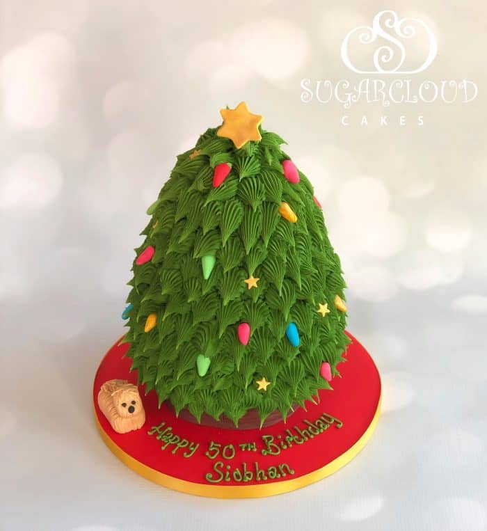 A Christmas Tree 50th Birthday Cake, Crewe
