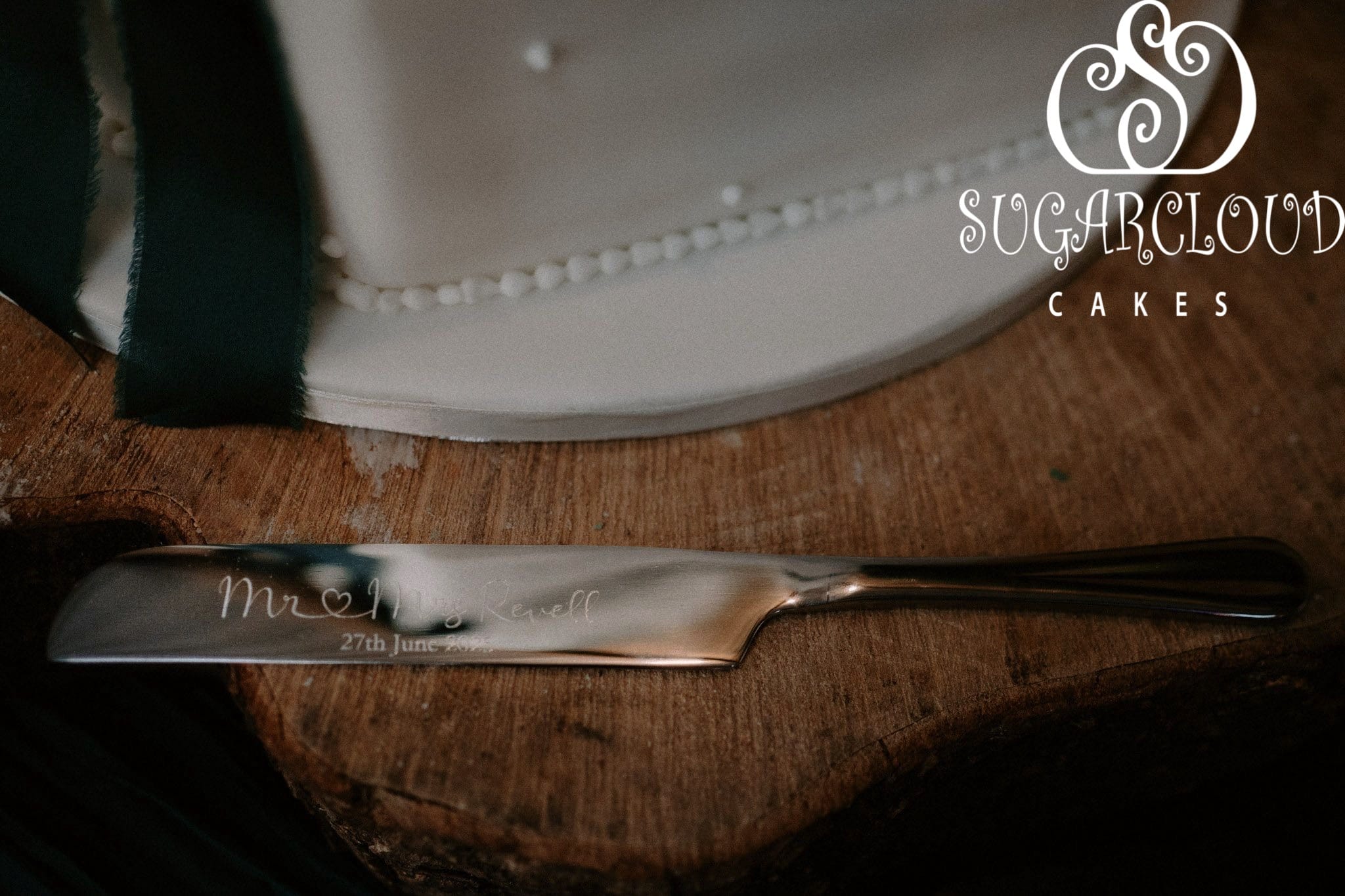 M & S's Wedding Cake, Cheshire Woodland Weddings, Northwich